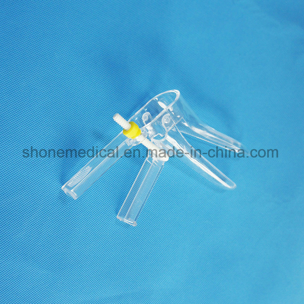 Disposable Gynecological Vaginal Speculum with Fastener Type