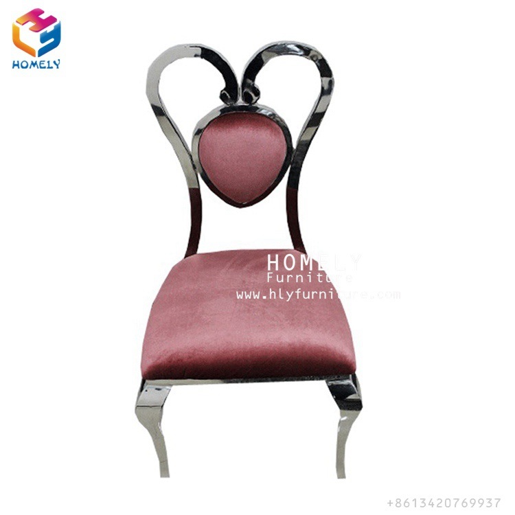 Factory Direct Sale Cheap Modern Leather Hotel Banquet Stainless Steel Dining Chair for Dinning