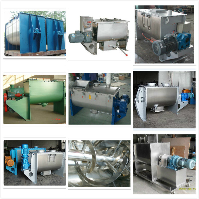 Horizontal Double Ribbon Type Industrial Batch Mixer for Milk Powder