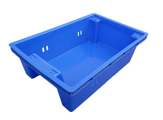 Y177 Reversible Piled Stackable Plastic Turnover Crate