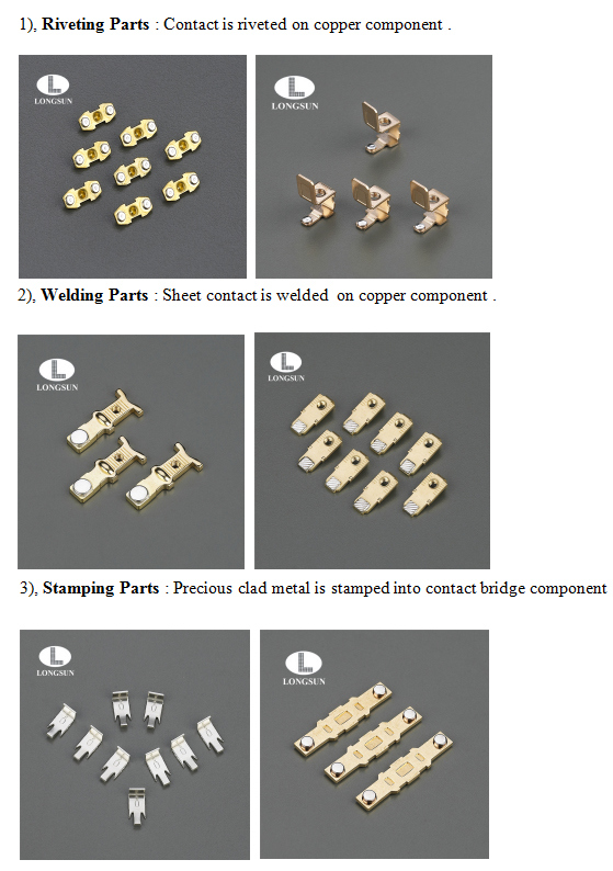 Welding Component for Relay and Other Switches ISO9001 Approved