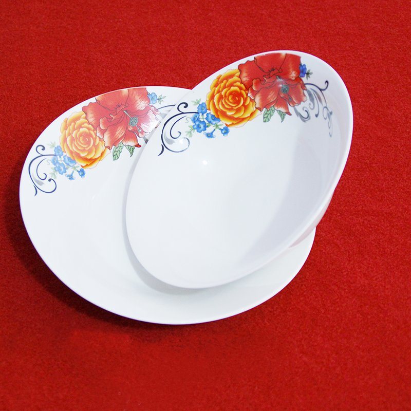 Home Daily Crockery Ceramic Plate Dinner Set