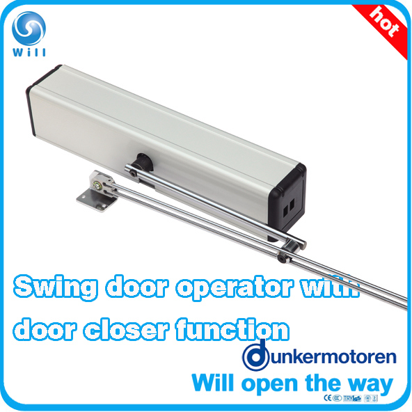 Swing Door Opener with Spring Close Function