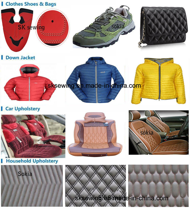 CNC Computer Automatic Template Sewing Machine for Down Jacket