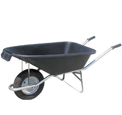 Farm Tools Handtruck with Zinc Plated Tray Wheelbarrow (WB6212)