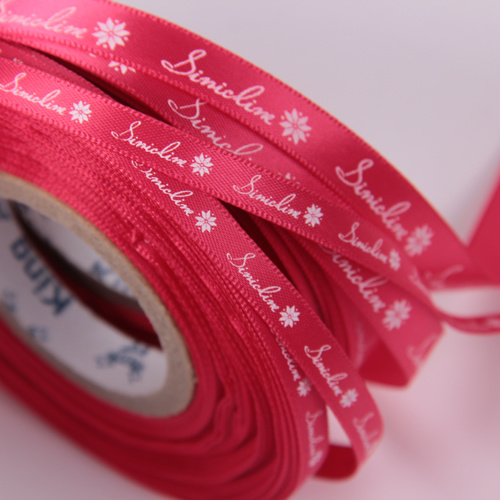 Sinicline Factory Price High Quality Custom Printing Satin Ribbon