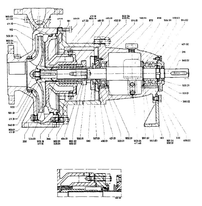 Hpk-Y Series Hot Water Circulation Pumps