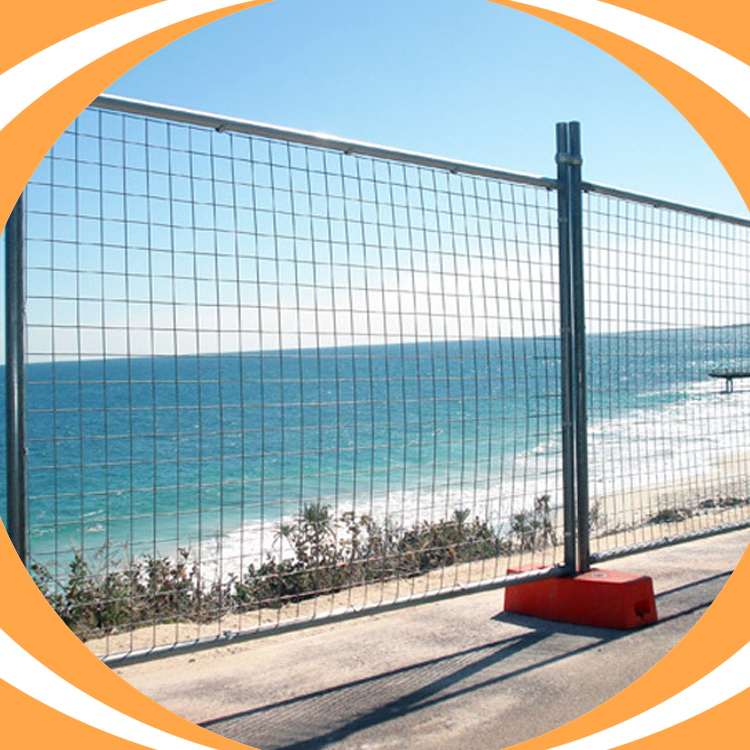 Hot Sale 2.4X2.1 Size Galvanized Temporary Fence