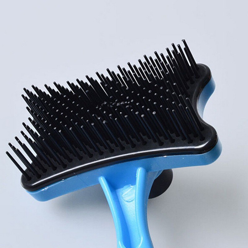 Pet Brush Grooming Tools Self Cleaning Combs Trimmer Soft Pin Massage Comb for Puppy Dog Cats Short Hair Medium Hair Long Hair