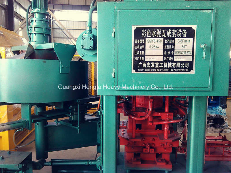 Full Automatic High Tech Roof Tile Making Machine, High Quality Concrete Tile Making Equipment for Sale and Promotion