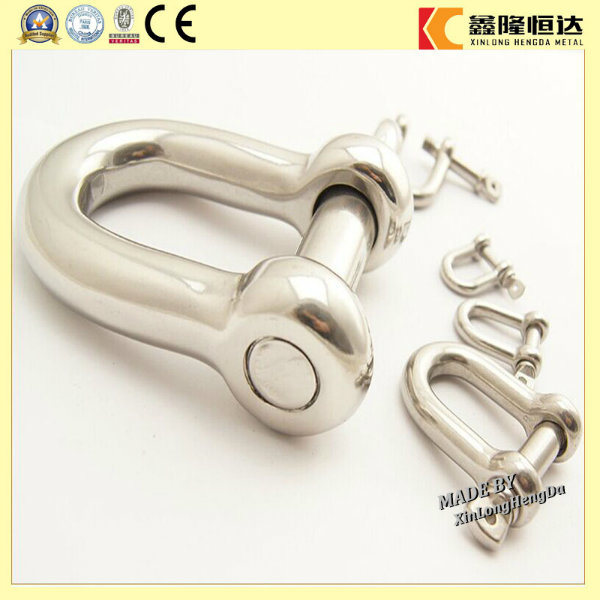 Rigging Hardware Stainless Steel Shackle, D Shackle and Nut Shackle