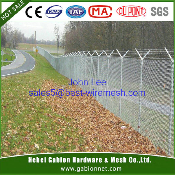 Hot-Dipped PVC Coated Chain Link Fence (W-GHW2)