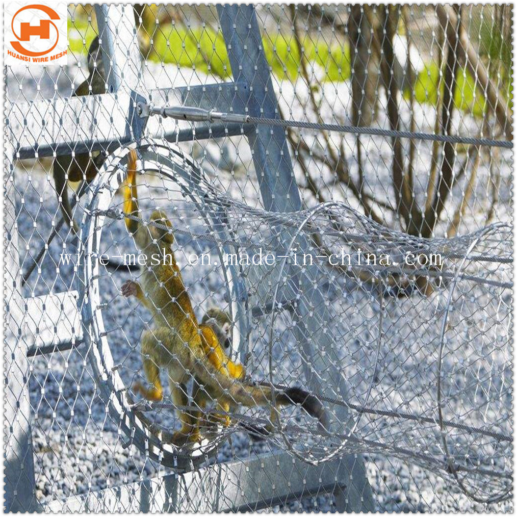 304 Stainless Steel Wire Rope Zoo Mesh for Animals Protection