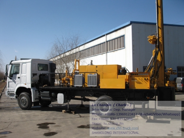 HOWO Multifunctional Truck Mounted Drilling Rig Water Drilling Rig