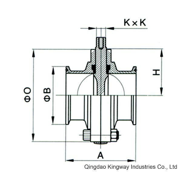 Sanitary Clamped Butterfly Ball Valve (ISO SMS 3A DIN)