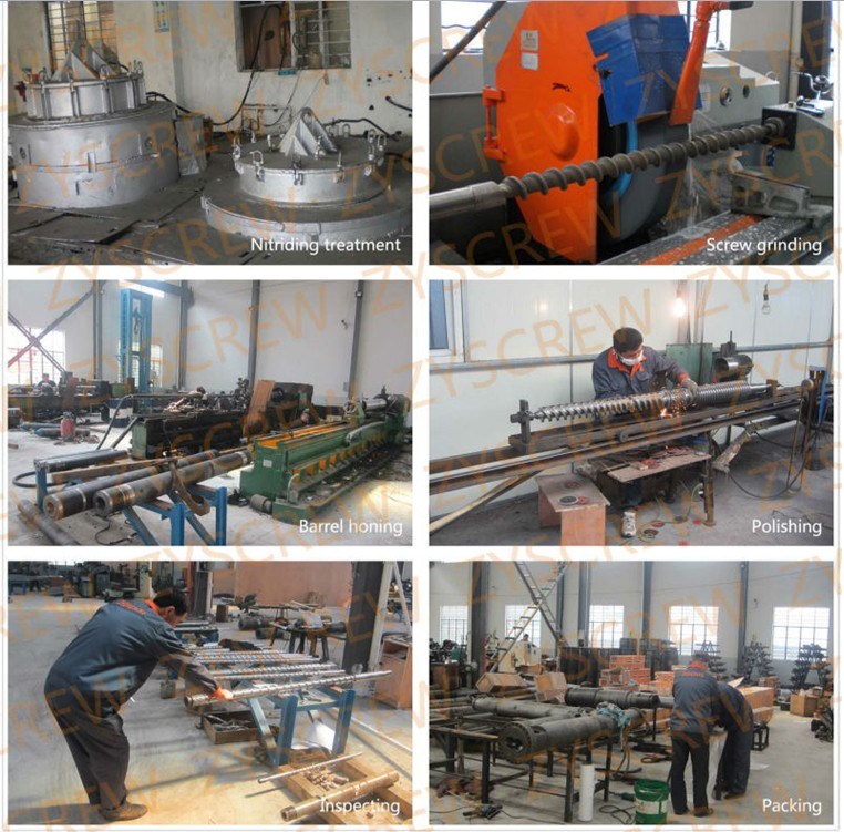 Bimetallic Screw Barrel Centrifugal Casting Barrel Bimetal Screw Barrel