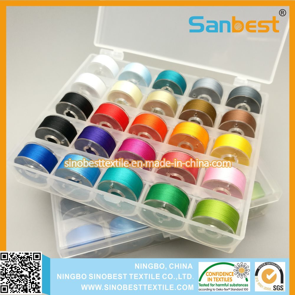 Colorful Pre-Wound Bobbins Thread