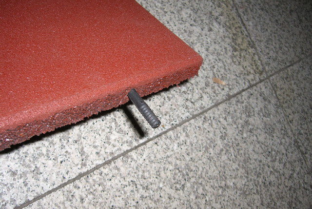 Pin-Hole Rubber Tile