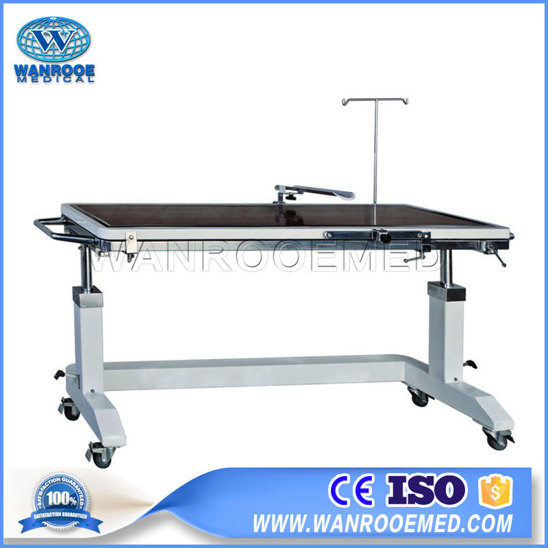 Aota100 Stainless Adjustable Electric Operating Bed with Wheels