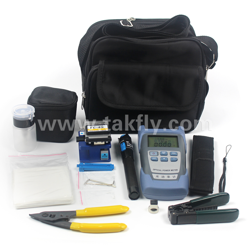 FTTH Fiber Optic Fusion Splicing Tool Kit Hand Tools