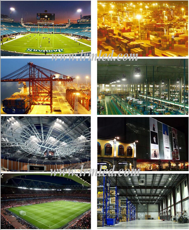 High Power Outdoor Stadium Industrial Lighting 500W LED High Bay Light