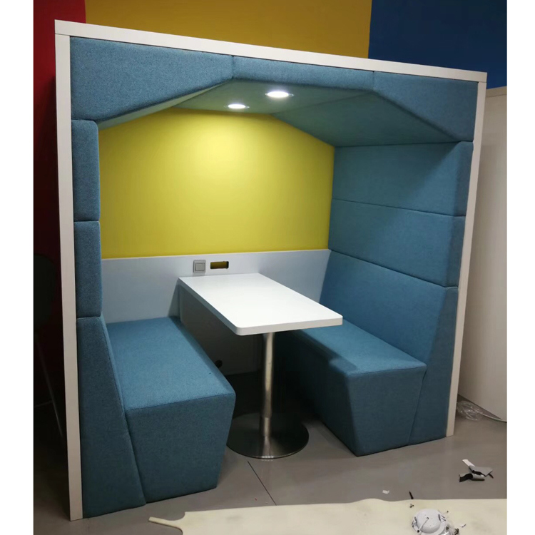 Luxury Public Furniture Meeting Booth for Office Commercial Area