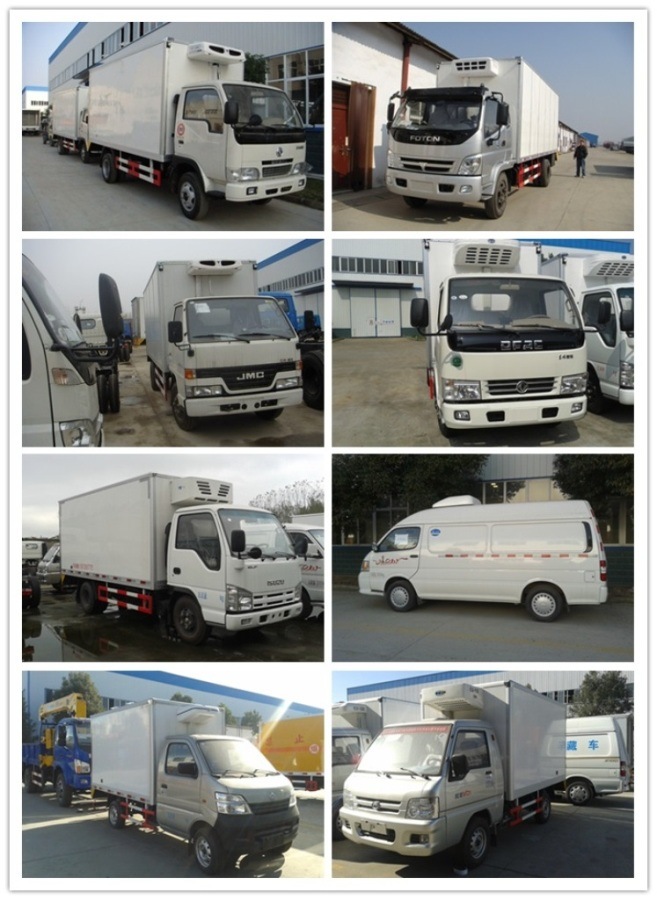 1t Forland Refrigerator Van Truck for Meat Fish Delivery for Sale