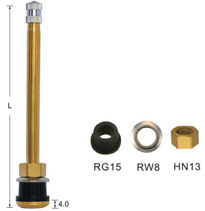 Tubeless Brass Clamp in Valves/Commercial Valve Stem Tr570