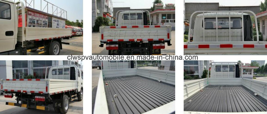 5 Tons Double Cab Cargo Truck Dongfeng 6 Wheels Lorry Vehicle