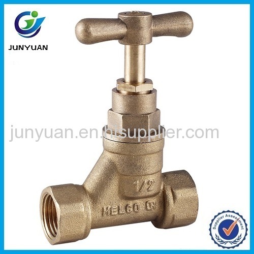 Melco Type Brass Control Stop Valve/Brass Angle Valve with ISO
