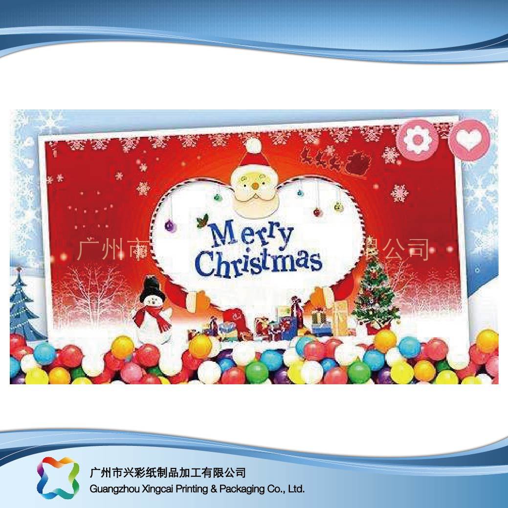 Custom Christmas Promotional Gifts Christmas Cards Christmas Bags (xc-8-014)