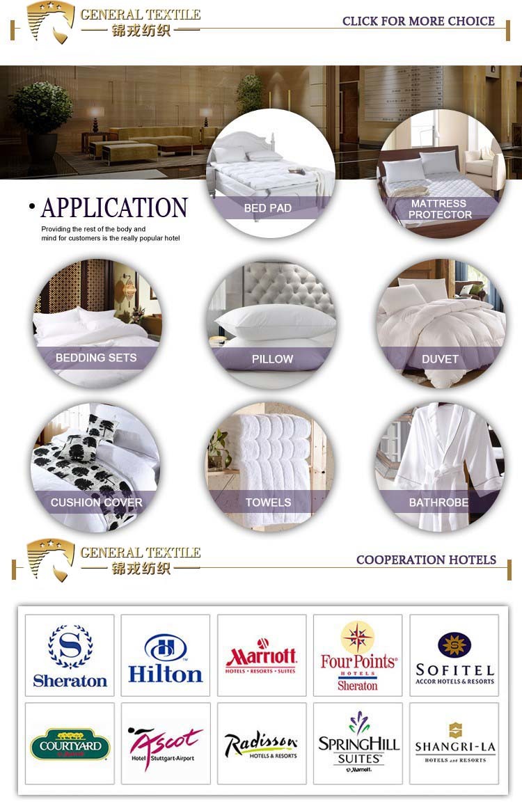 Quality Hotel Satin Bedding Set White Full Cotton Hotel Bed Sheet Set (JRD995)