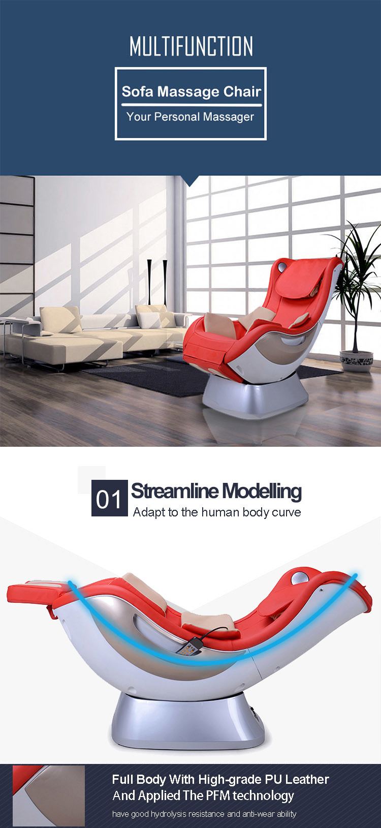 Ichair Top-Rated Electric Swing Massage Chair