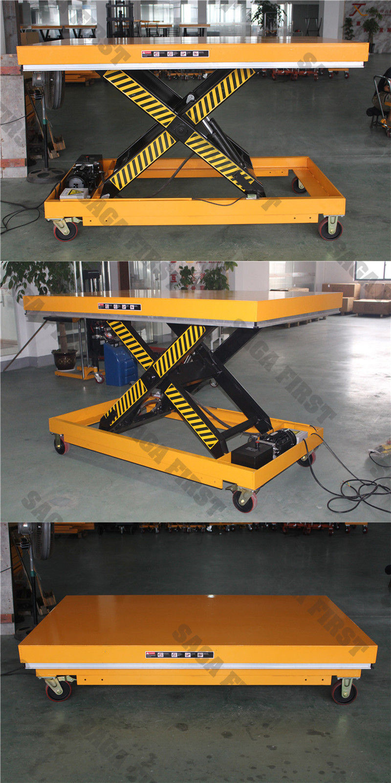 1ton to 3ton Hydraulic Scissor Goods Lift Platform