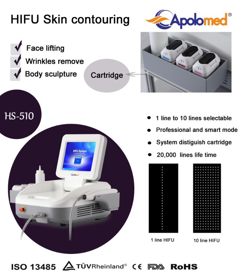 Portable Medical Ultrasound Hifu Slimming Machine by China Apolo