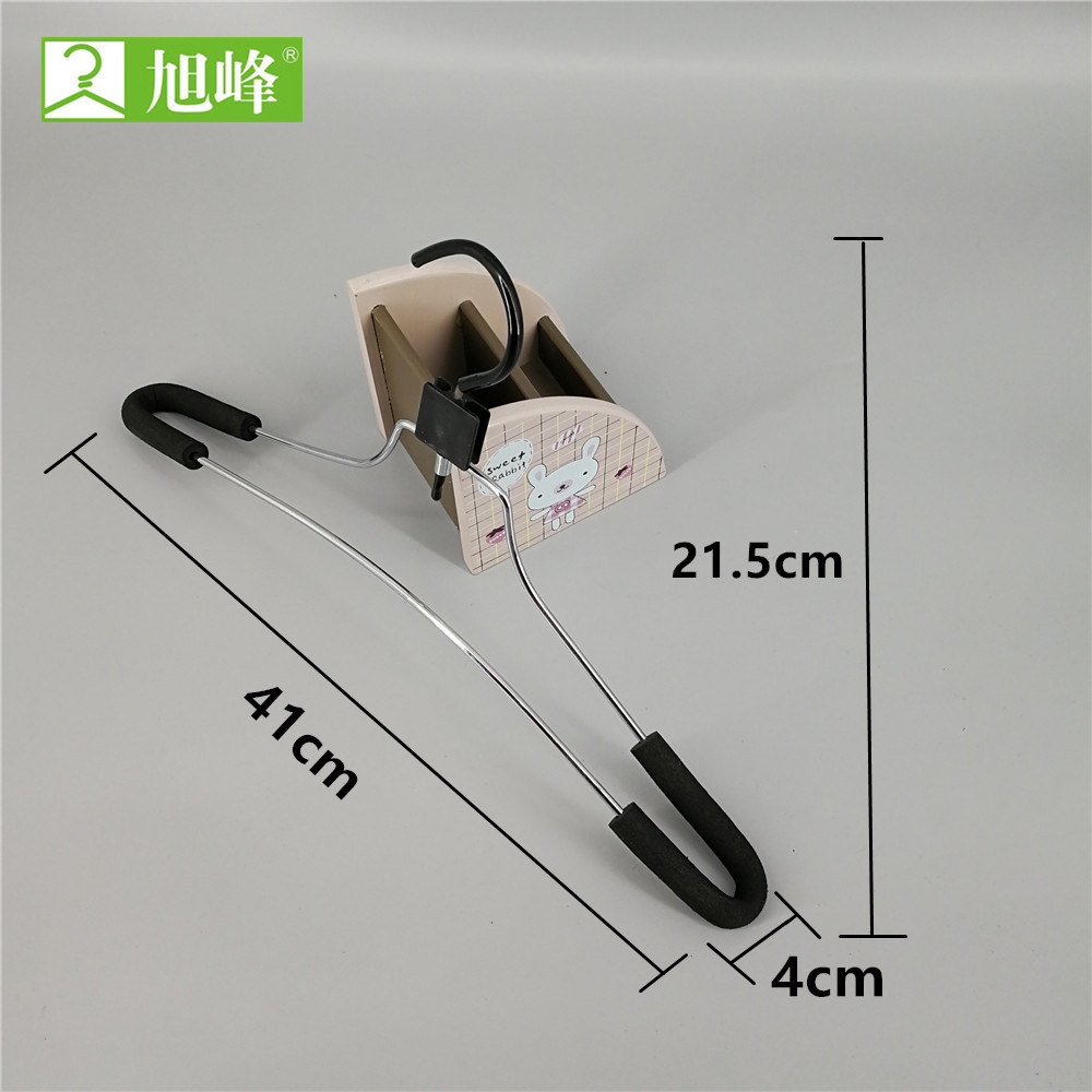 Chrome Metal Coat Hanger for Wet Clothes