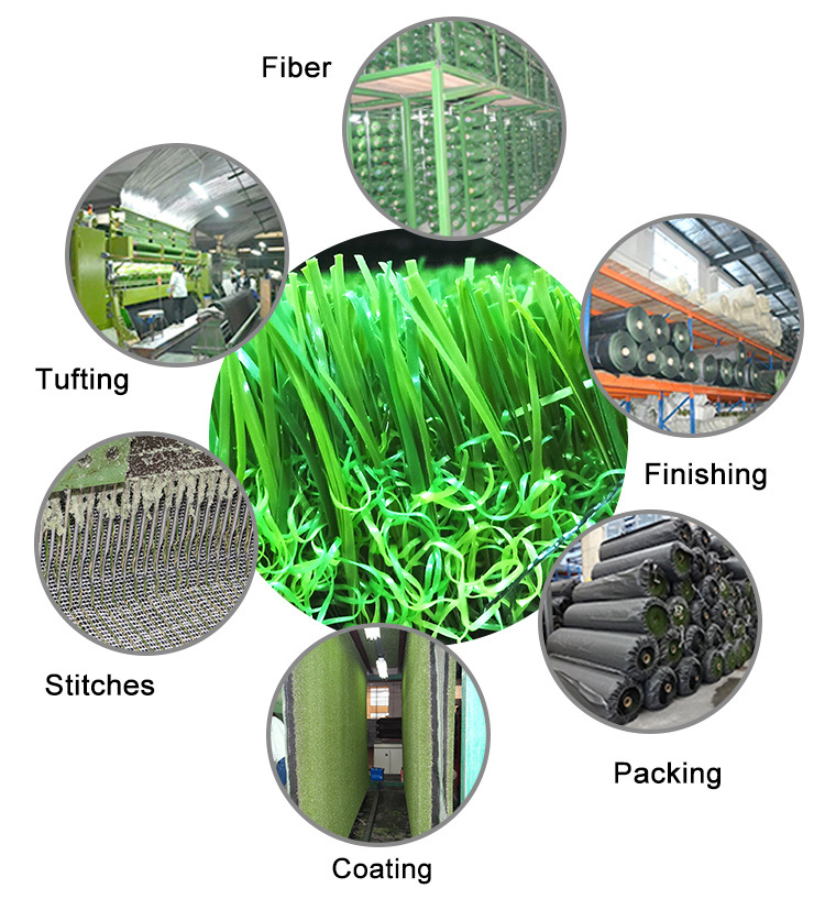 50mm Ports Artificial Grass Synthetic Turf Fake Lawn Mat for Mini Soccer Footbal Field