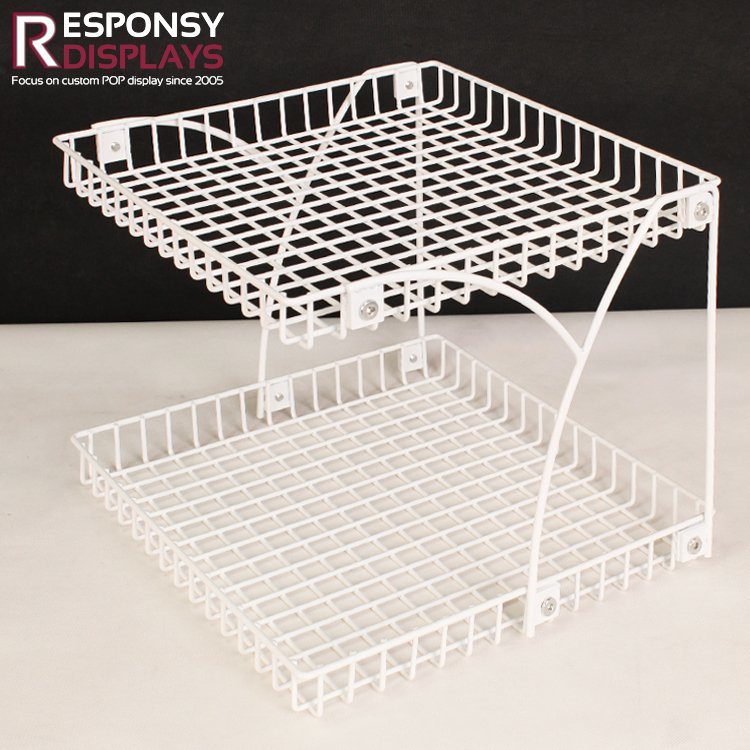 Desktop Display Stand Made From Metal Wire