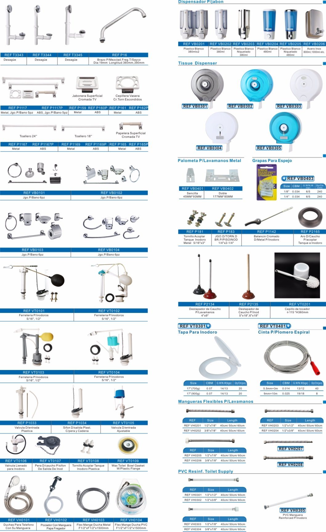 Waste for Wash Basin Pop-up Drain Push Button Boquilla Metal (P1104)