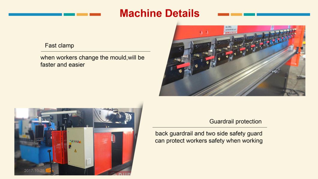 Wc67K 160t 3200 Automatic Sheet CNC Press Brake Machine