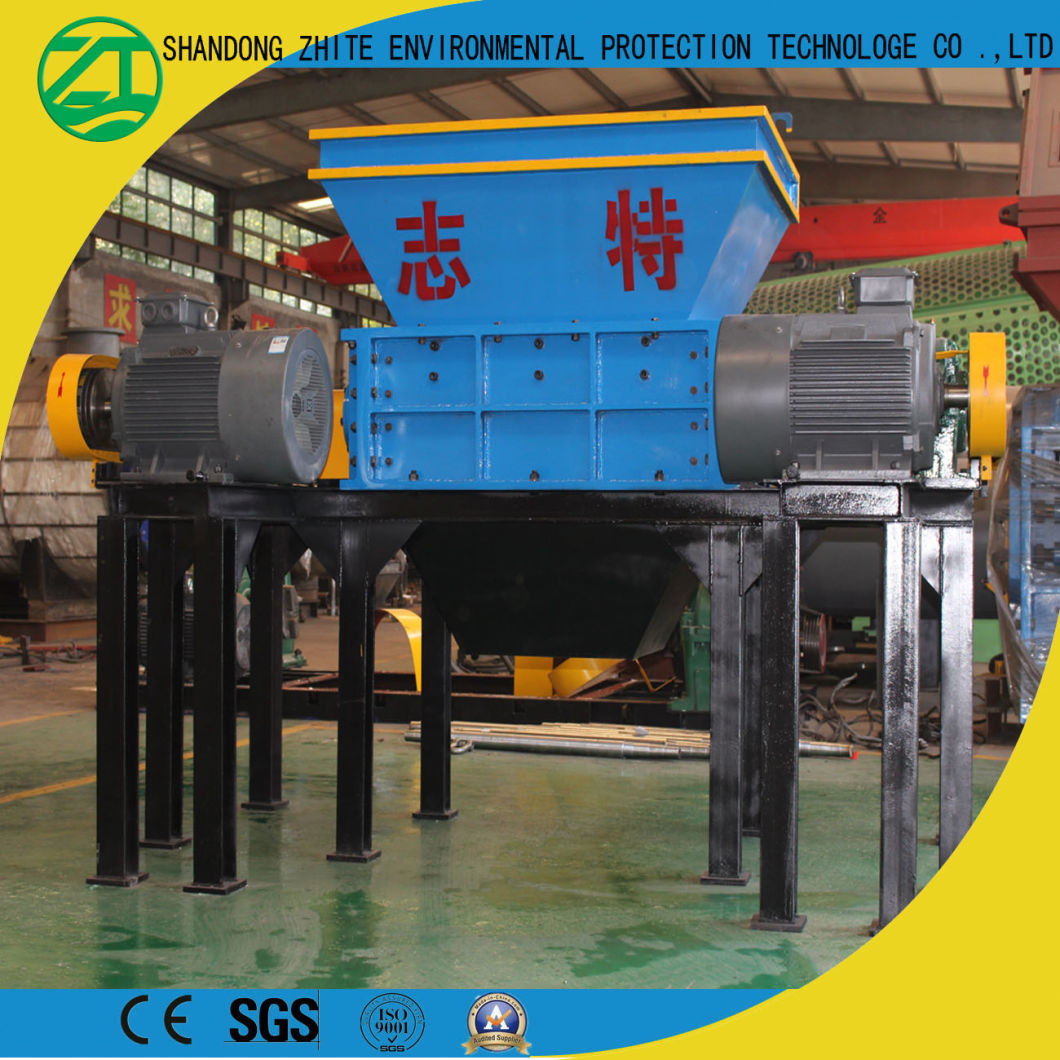Used Tire Shredder/Municipal Solid Waste/Plastic/Metal/Wood/Radial Rubber Tire Crusher