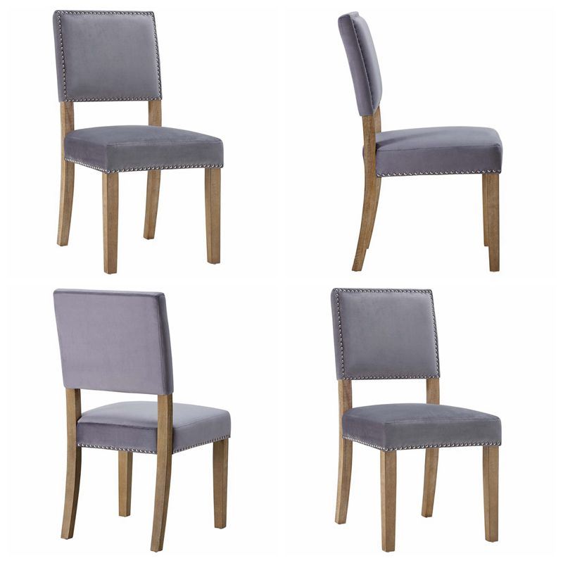 Linen Fabric Upholstery Dining Room Sets Dining Chairs (HD185)