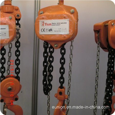 China Factory HS-Vt Type 3ton 3meter Chain Pulley Block