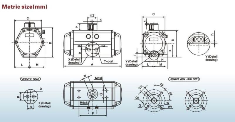 Ball Valves & Butterfly Valves Pneumatic Actuator