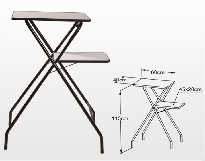 Sit-Stand Folded Projector Table Mobile Projector Notebook Desk