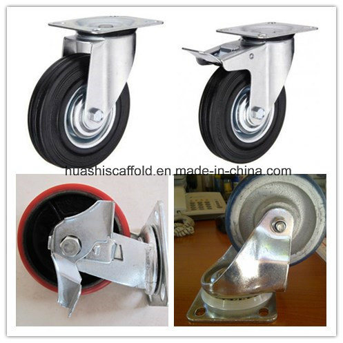 En1004 200X50mm Scaffoling Caster Wheels with Nylon Core PU