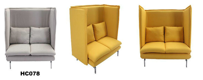 Modern Office Sofa Fabric Sofa for Home Living Room Furniture (HC078)
