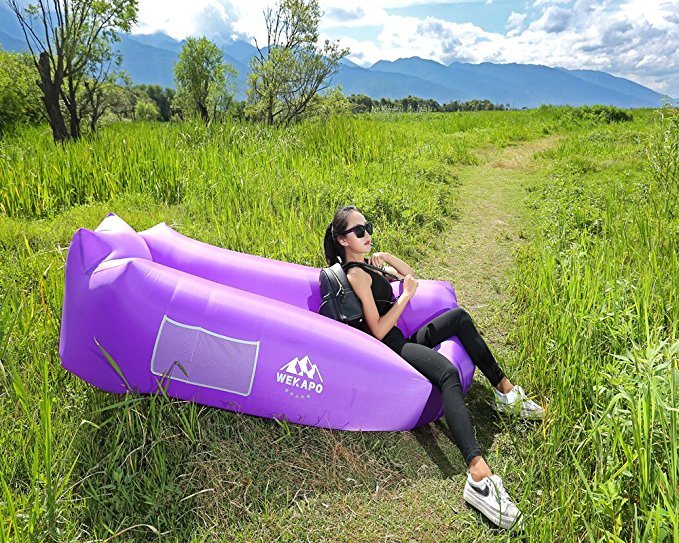 Custom Outdoor Air Sofa Inflatable Loungers Inflatable Sofa with Pillow