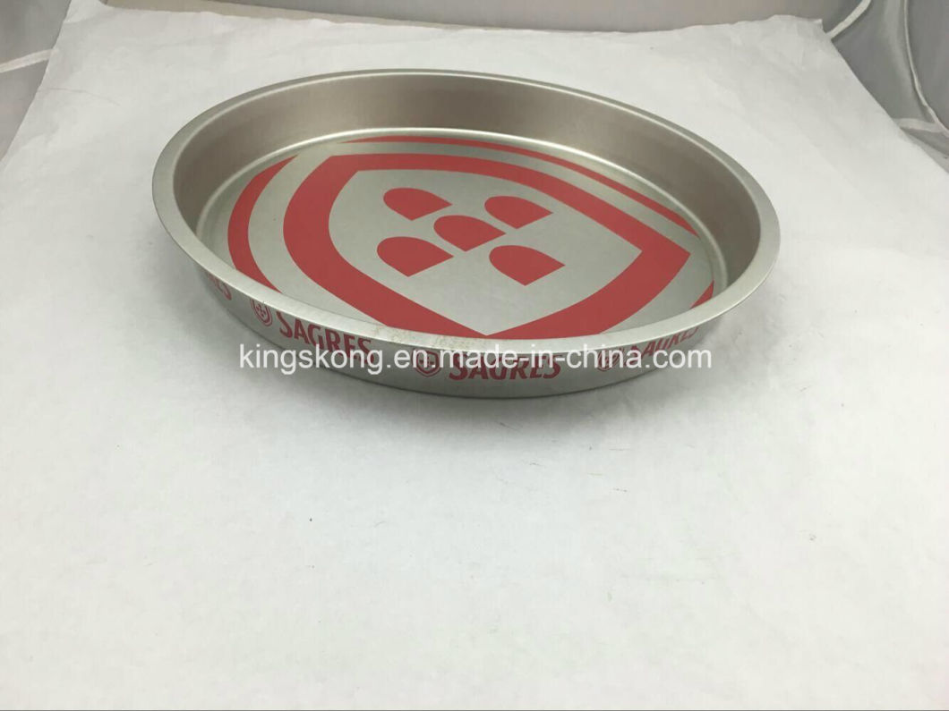 Cmyk Printing Cheap Beer Waiter Serving Promotion Metal Tray