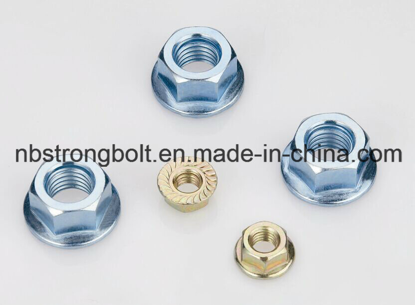 DIN6923 Hexagon Flange Nut with Carbon Steel